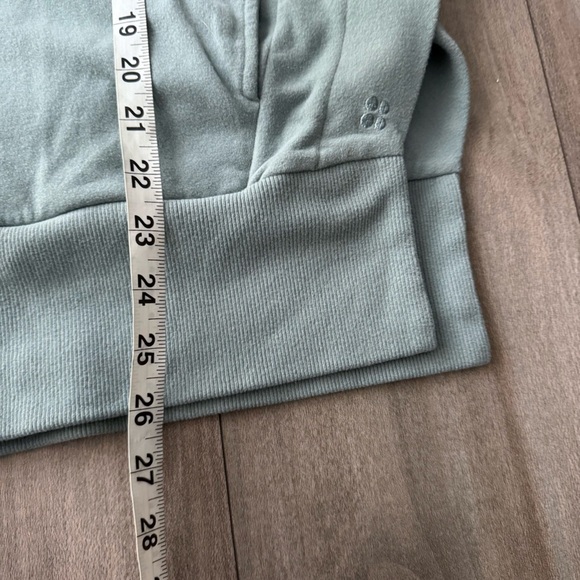 Sweaty Betty Liberate Luxe Fleece Hoodie green mist size 8 medium - Picture 7 of 10